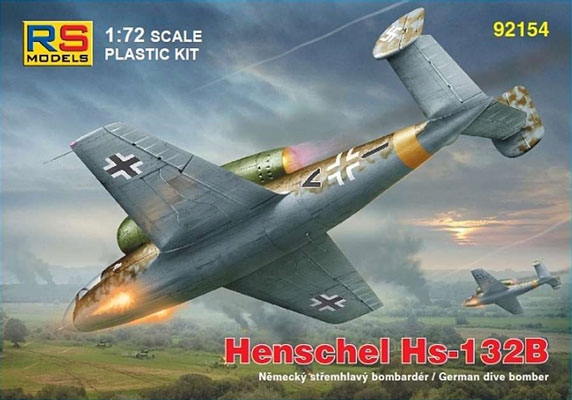 Henschel Hs-132B - RS Models Box Art