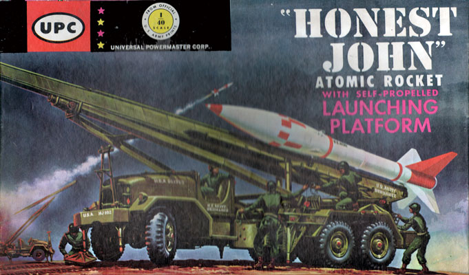 Honest John Missile & Launching Platform - UPC Box Art