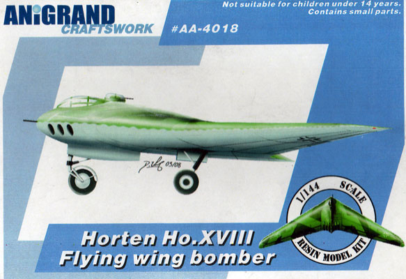 Horten Ho.XVIII Flying Wing Bomber - Anigrand Box Art