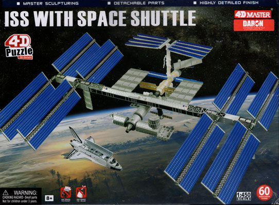 ISS with Space Shuttle - 4D Master Box Art