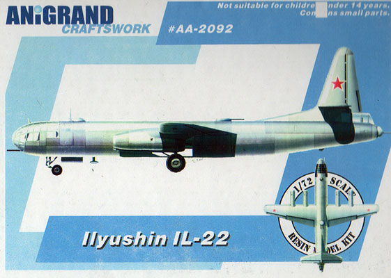 Ilyushin Il-22 - Anigrand Box Art