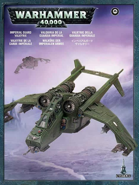 Imperial Guard Valkyrie - Games Workshop Box Art
