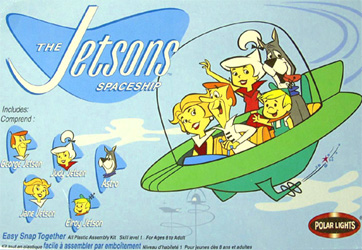 Jetsons Air Car - Polar Lights - Box Art