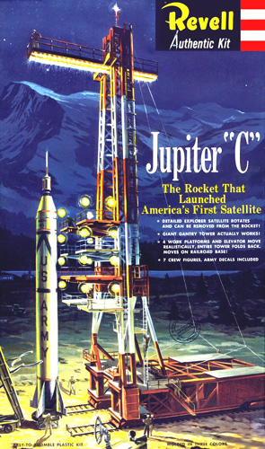 Jupiter C w/Explorer 1 - Revell Box Art