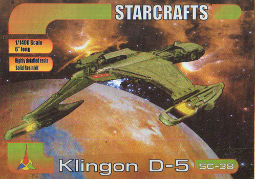Klingon D-5 - Starcrafts Box Art