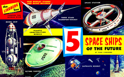 Spaceships of the Future - Lindberg Box Art