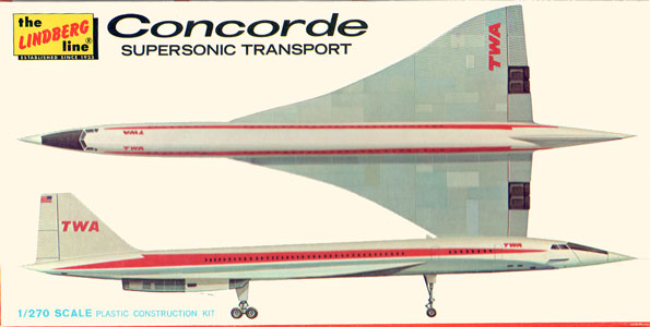 Concorde SST - Lindberg Box Art