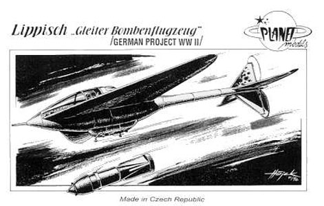 Lippisch Gleither Bombenflugzeug - Planet Models Box Art