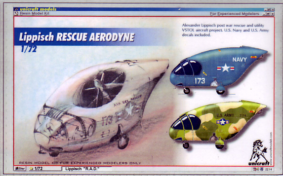 Lippisch Rescue Aerodyne - Unciraft Box Art