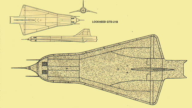 Airmodel Lockheed D-21 Drone Bag Art