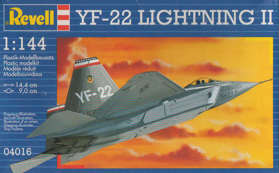 Lockheed YF-22 Lightning II - Revell of Germany Box Art