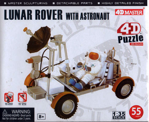 Lunar Rover with Astronaut - 4D Master Box Art