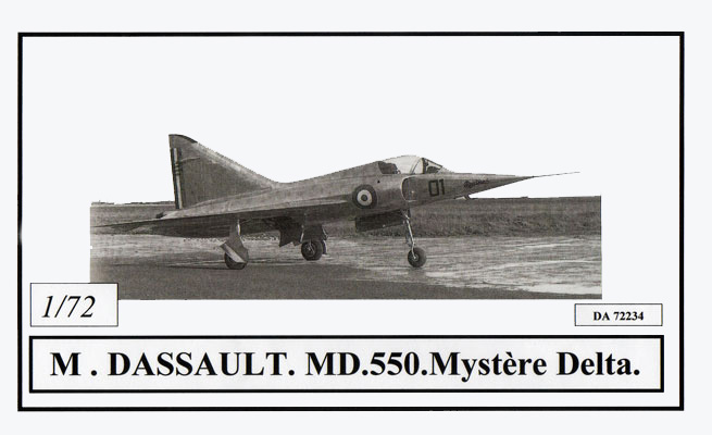 M. Dassault MD.550 Mystere Delta/Mirage 1 - Dujin Bag Art