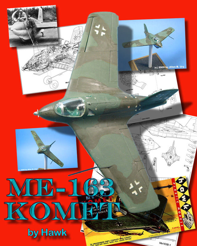 Messerschmitt Me-163 Komet - Hawk - Poster