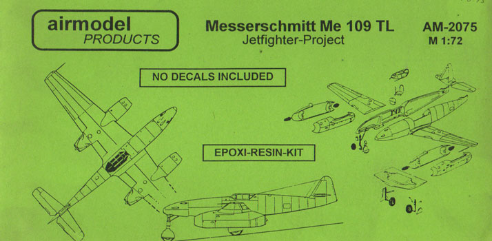 Messerschmitt ME 109TL - Airmodel  Box Art