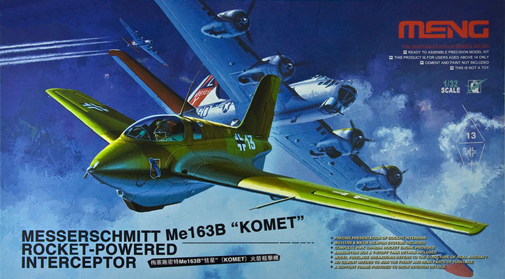 Messerschmitt ME-163B Komet - Meng Box Art