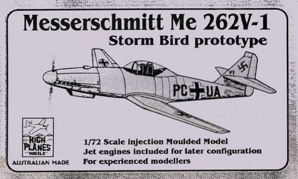 Messerschmit Me.262 V.1 - High Planes Models Box Art