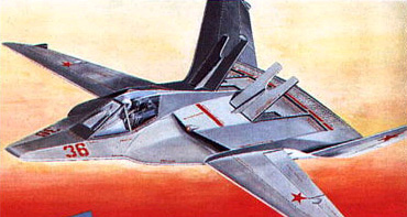 MiG 37-B Ferret Stealth Fighter - Italeri Box Art