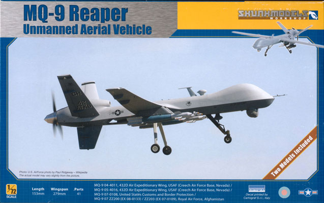 MQ-9 Reaper UAV - Skunkmodels Workshop Box Art