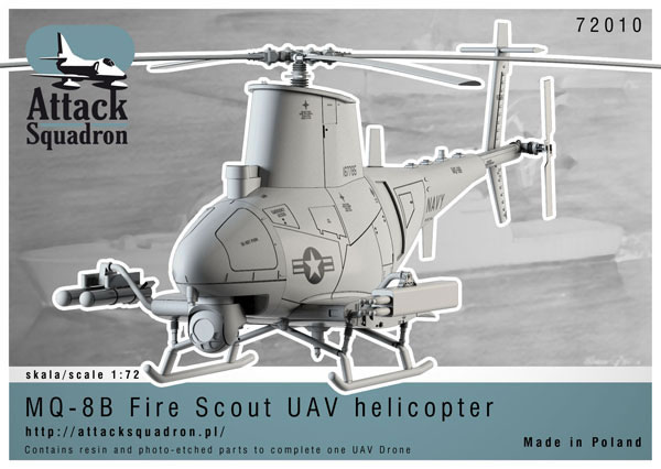 MQ-8B Fire Scout UAV - Attack Squadron Box Art