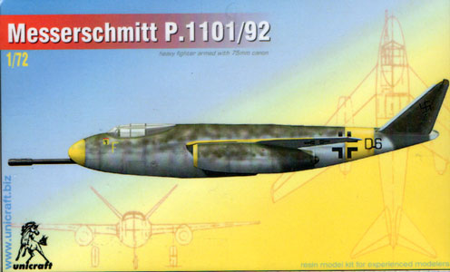 Messerschmitt P.1101/92 - Unicraft Box Art