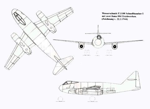 Airmodel Messerschmitt Me P.1100 Box Art