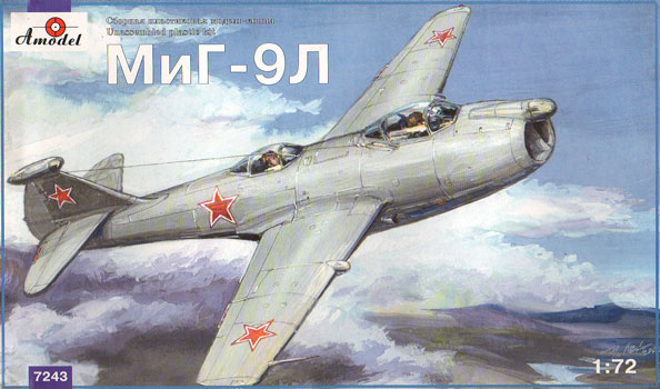 MiG 9L- Amodel Box Art