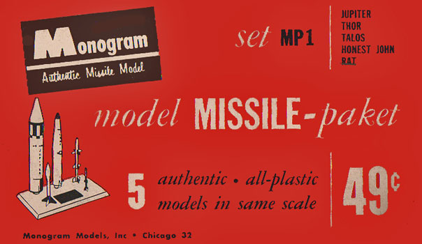 Monogram Model Missile Paket No.1 - Bag Art