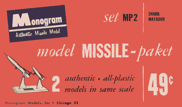 Monogram Model Missile Paket No.2 - Bag Art