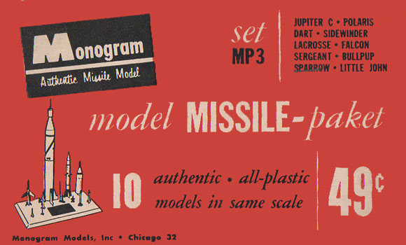 Monogram Model Missile Paket No.3 - Bag Art