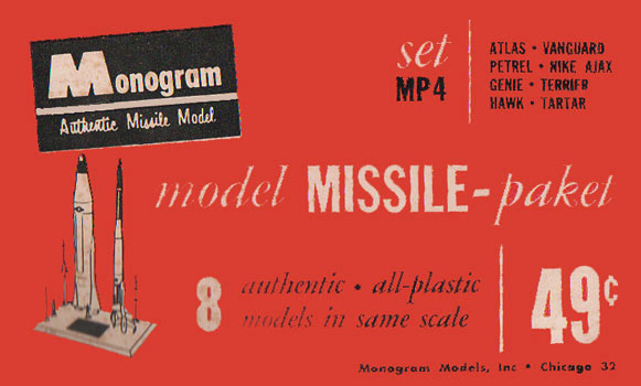 Monogram Model Missile Paket No.4 - Bag Art