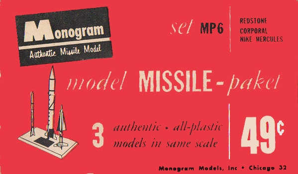 Monogram Model Missile Paket No.6 - Bag Art