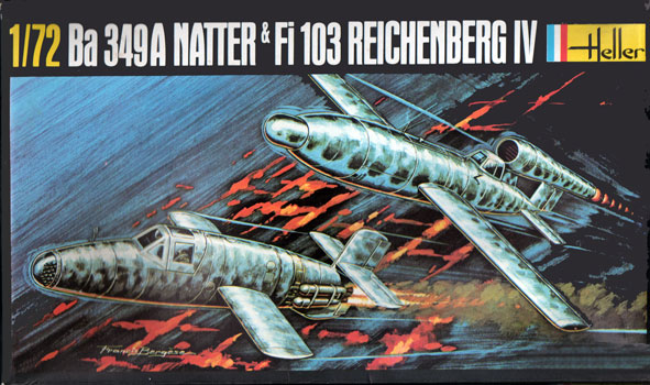 Ba 349A Natter & Fi103 Reichenberg IV - Heller Box Art