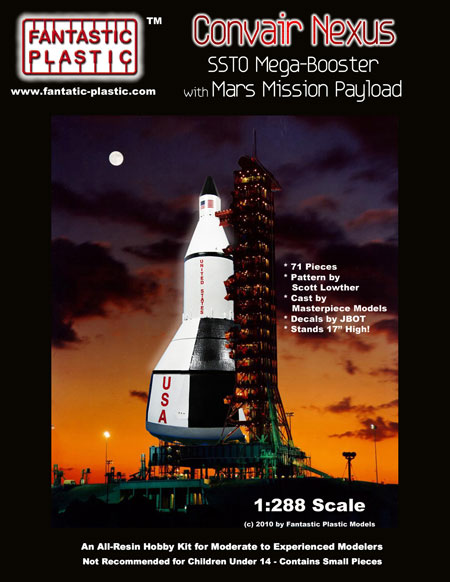 Convair Nexus Mega-Booster - Fantastic Plastic Box Art