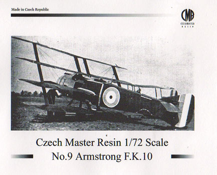 No. 9 Armstrong FK 10 Quadaplane CMR Bag Art