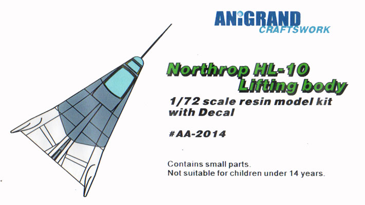 Northrop HL-10 Lifting Body - Anigrand Box Art
