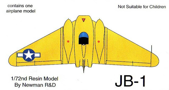 Northrop JB-1 - Muroc Models - Box Art