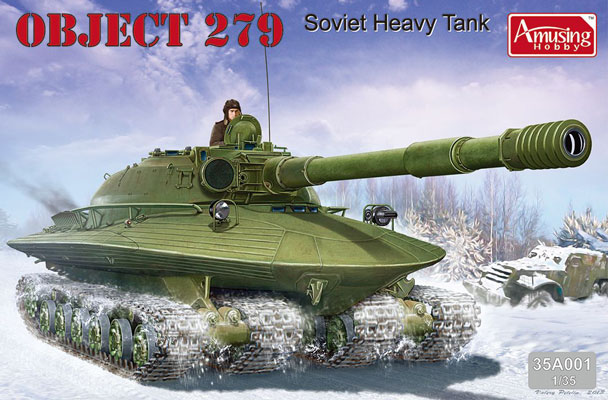 Object 279 Soviet Heavy Tank - Amusing Hobby Box Art