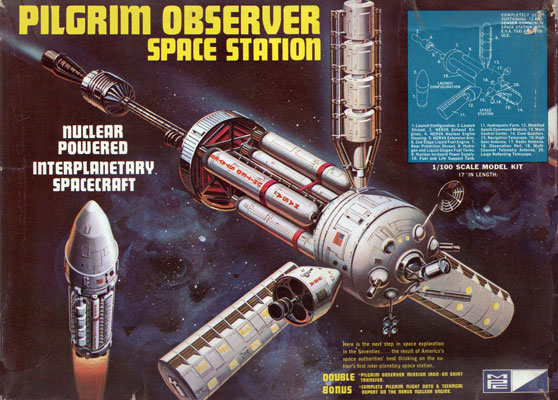Pilgrim Observer Space Station - MPC Original Box Art