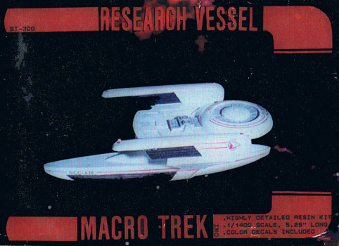 Research Vessel - USS Grissom - Macro Trek Box Art