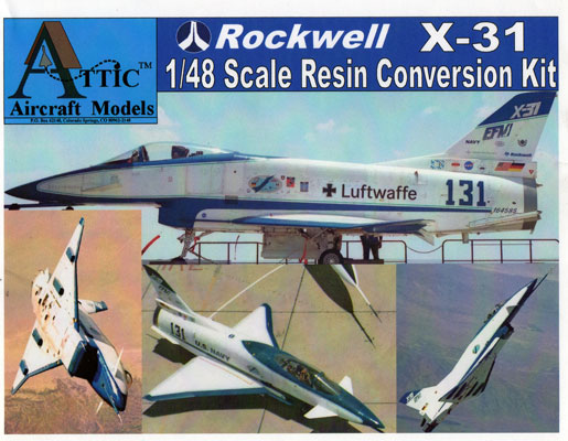 Rockwell X-31 - Attic Aircraft Models Bag Art