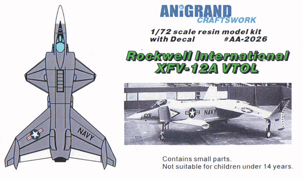 Rockwell International XFV-12A - Anigrand Box Art