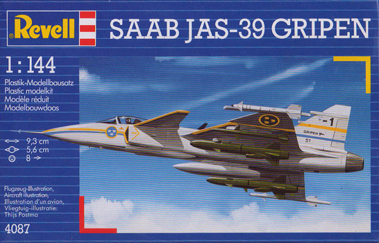 SAAB JAS-39 Gripen - Revell of Germany Box Art