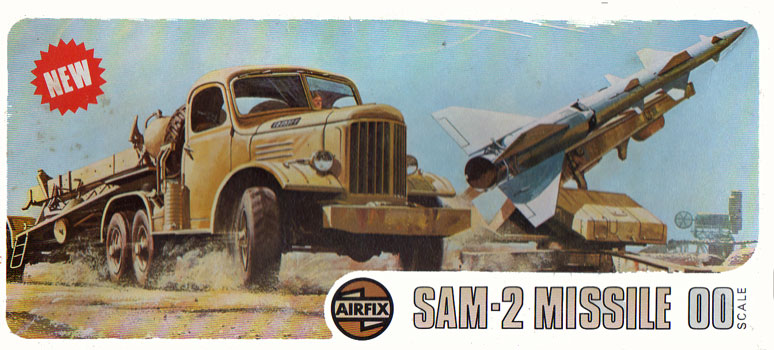 Airfix SAM-2 Antiaircraft Missile Box Art