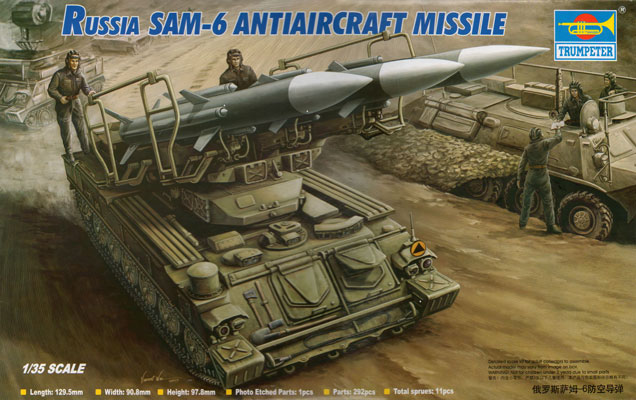 Russia SAM-6 Anti-Aircraft Missiles - Trumpeter Box Art