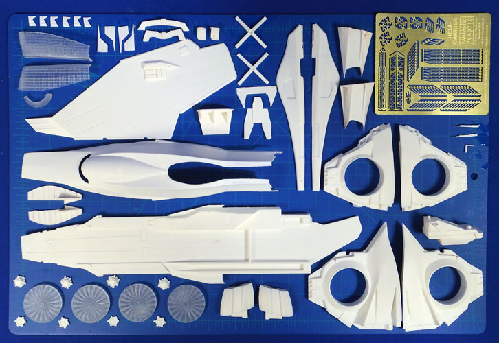 SHIELD Helicarrier - Parts Layout