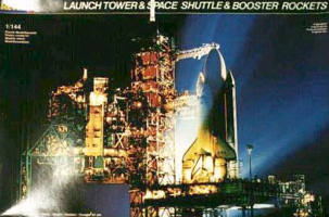 Space Shuttle and Launch Tower - Revell - Box Art