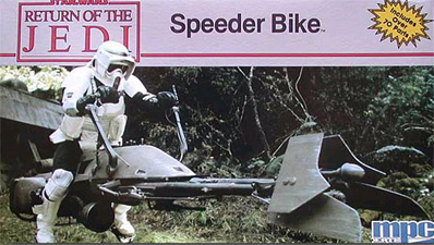 Stormtrooper & Speeder Bike - MPC - Original Box Art