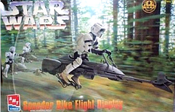 Stormtrooper & Speeder Bike - MPC - Flight Display Box Art