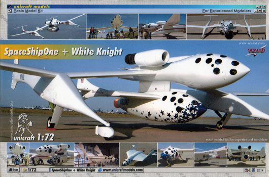 Scaled Composites SpaceShipOne and White Knight - Unicraft Box Art